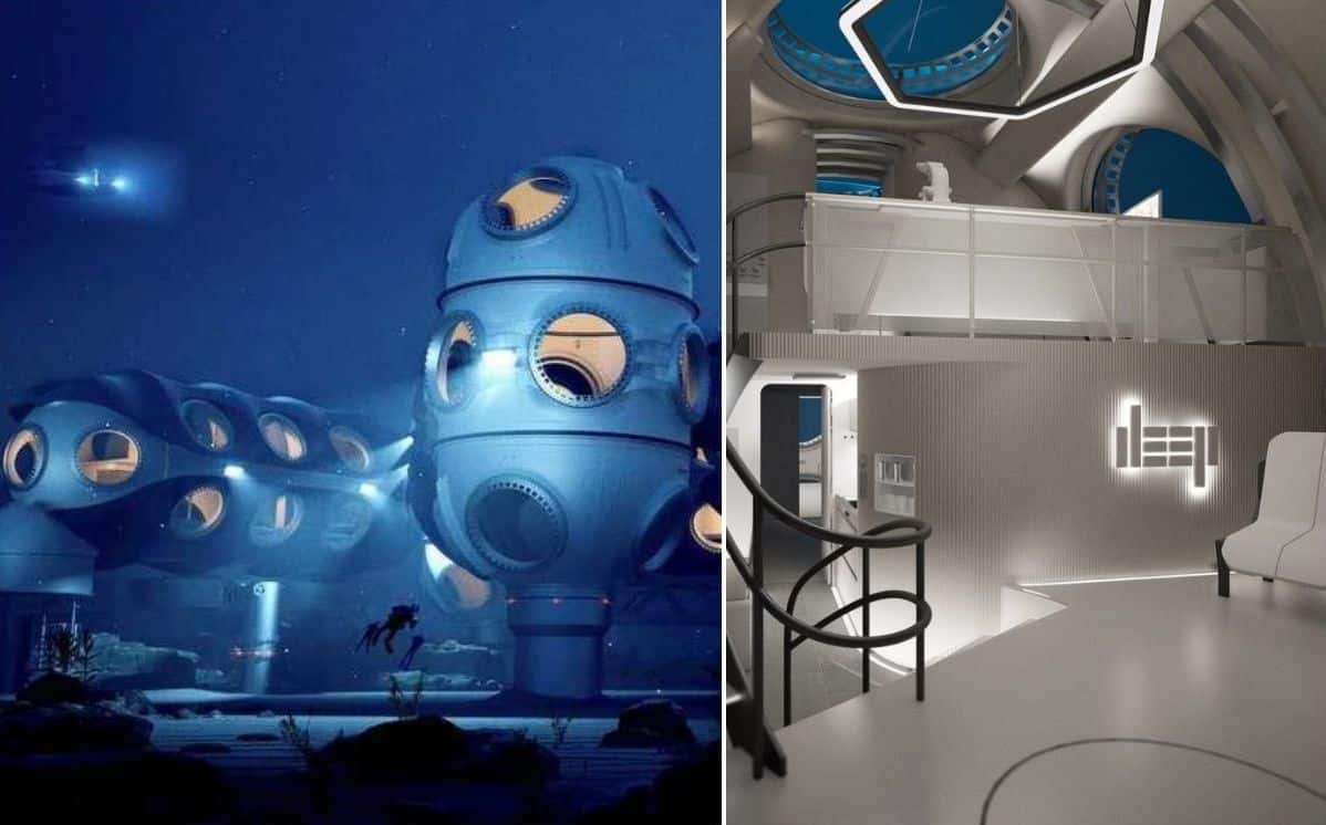 Inside an underwater base where scientists live for weeks
