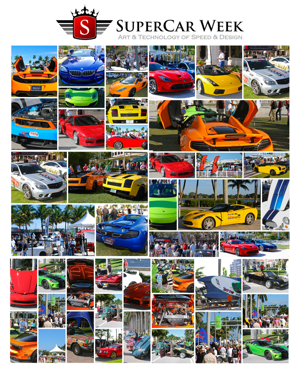 SUPERCARWEEK SUPERCAR SUPERSHOW SUPER CAR WEEK ART AND