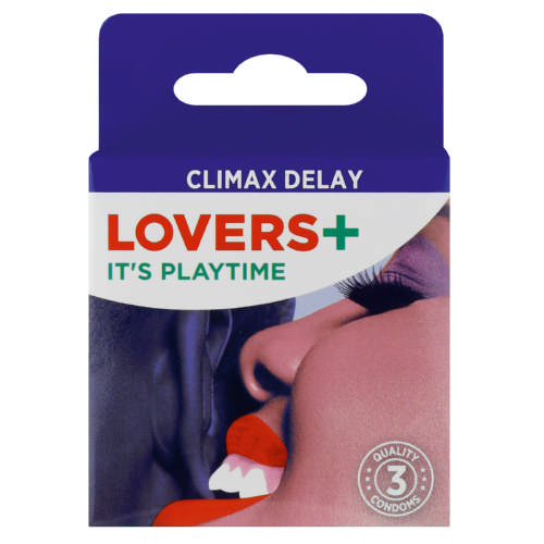 LOVERS PLUS CONDOMS CLIMAX DELAY 24x3's Superchem
