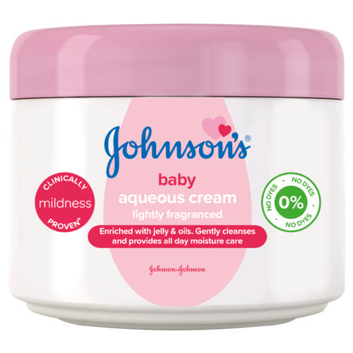 JOHNSONS AQUEOUS CREAM LIGHT FRAGRANCE (PINK) 6x350ml Superchem