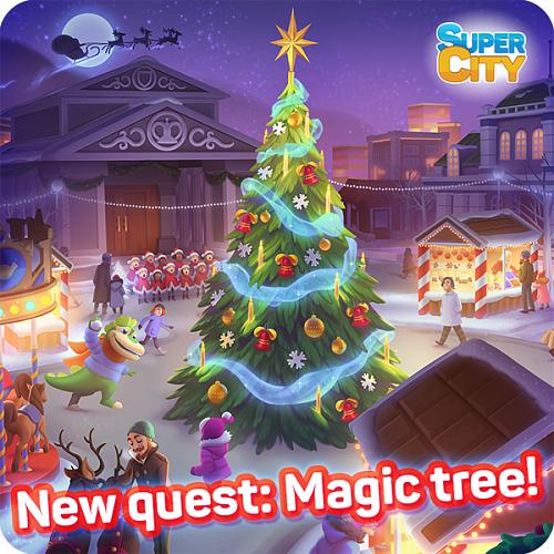 Get A Magical Christmas Tree Supercity 2022 Supercity Magic Tree – Supercitygametips