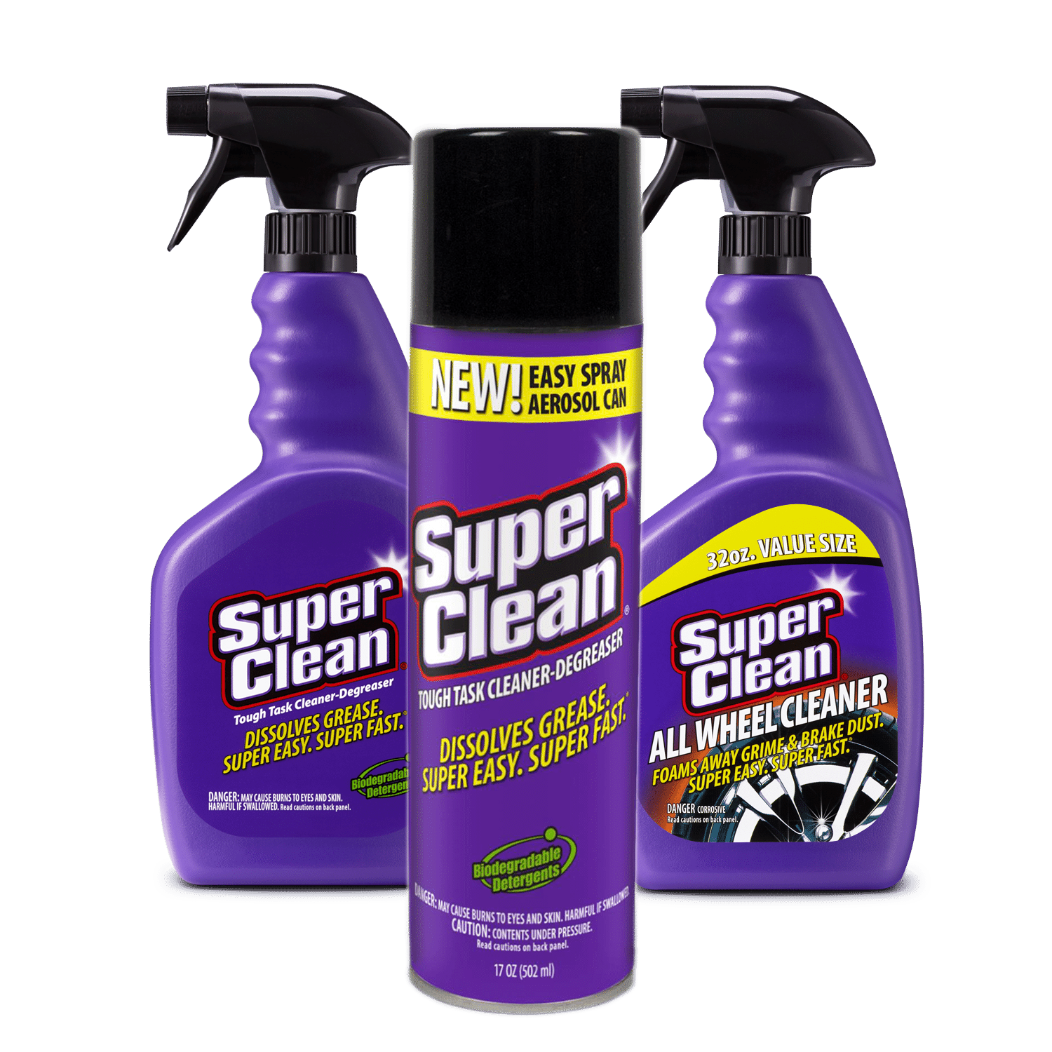 Super Clean® Variety 3-Pack With Aerosol - SuperClean