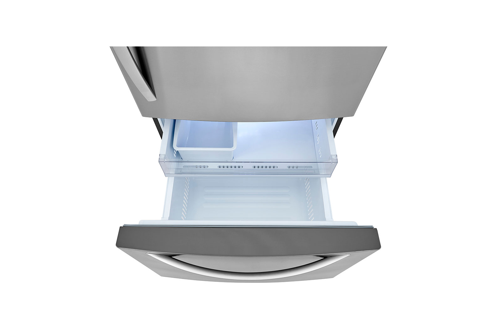 LG 26 cu. ft. Bottom Freezer Refrigerator LRDCS2603S Superco