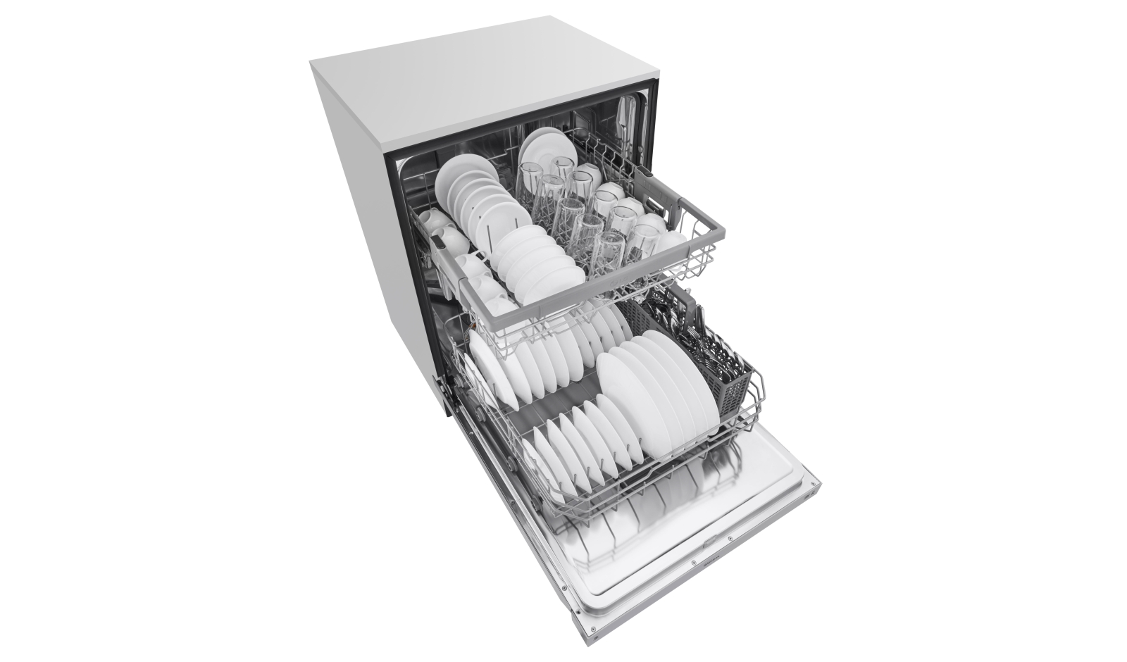 LG LDF5545SS Front Control Dishwasher with QuadWash™ and EasyRack™ Plus