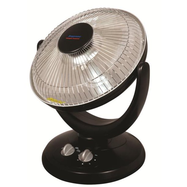 Impress IM707B Energy Efficient Parabolic Dish Heater, 800watt, Black