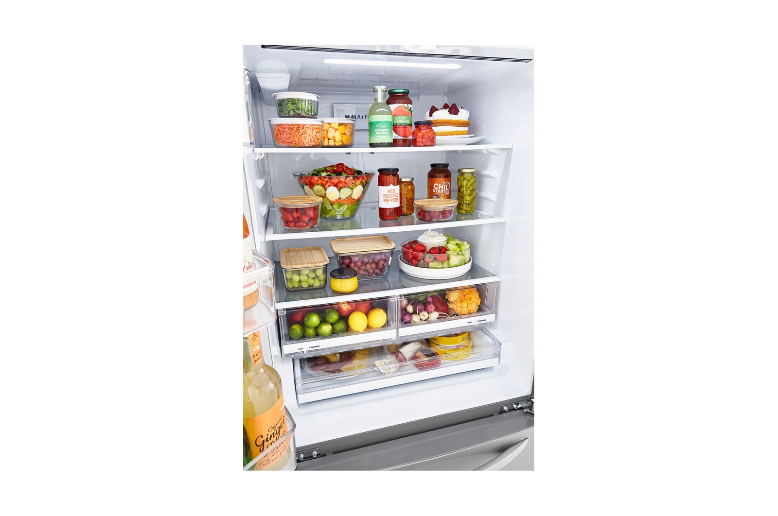 LG 33 in. W 25 cu. ft. French Door Refrigerator with Filtered Ice in