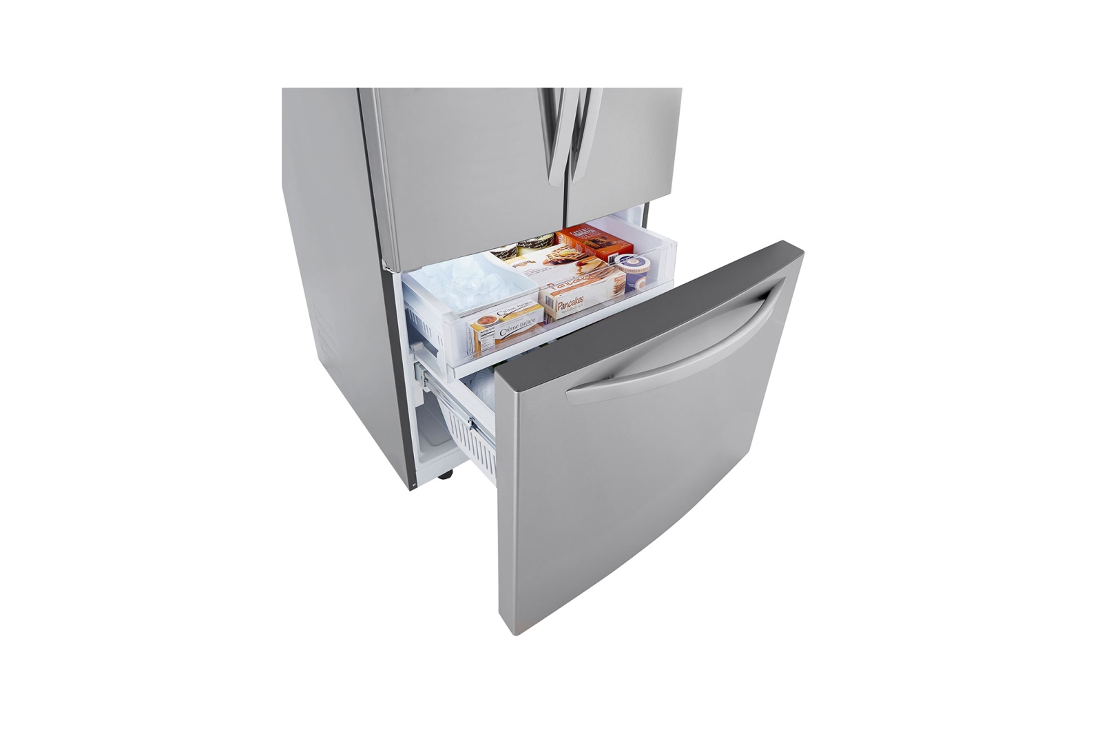 LG 33 in. W 25 cu. ft. French Door Refrigerator with Filtered Ice in