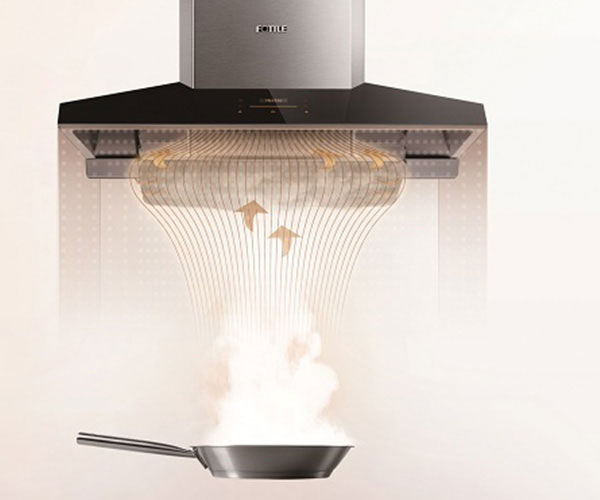 FOTILE W Series 36" 1100 CFM Chimney Style Range Hood with Touchscreen