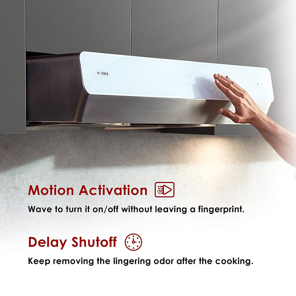 FOTILE Pixie Air™ 30’’ Slim Line, Under the Range Hood with