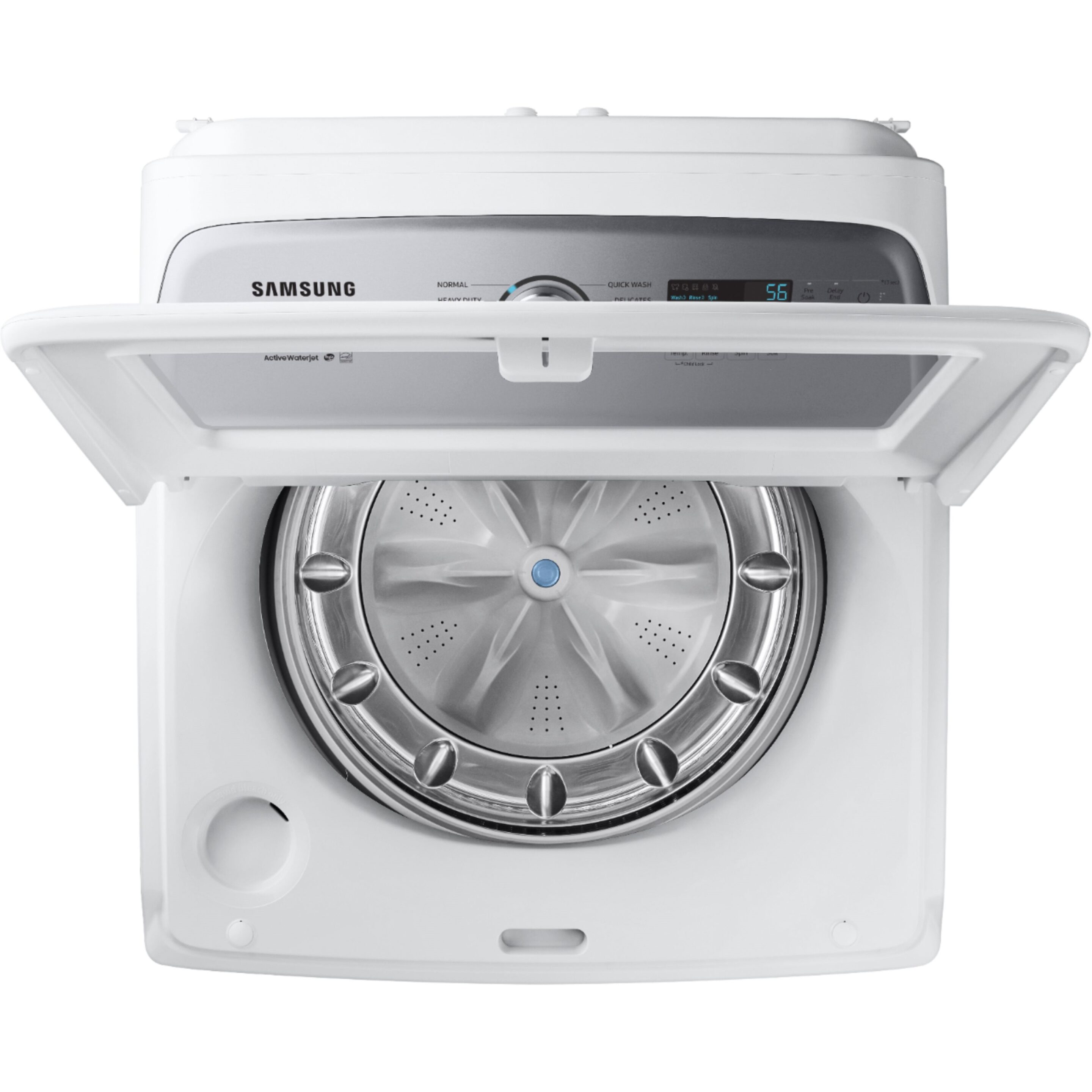 Samsung 5.0 cu. ft. Top Load Washer with Active WaterJet in White