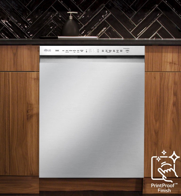 LG Front Control Dishwasher with QuadWash™ LDFN4542S Superco