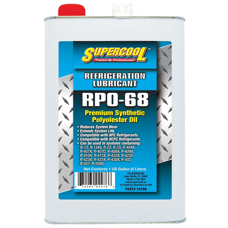 HVAC RPO 68 Visc. Refrigeration Lubricant 128oz TSI Supercool