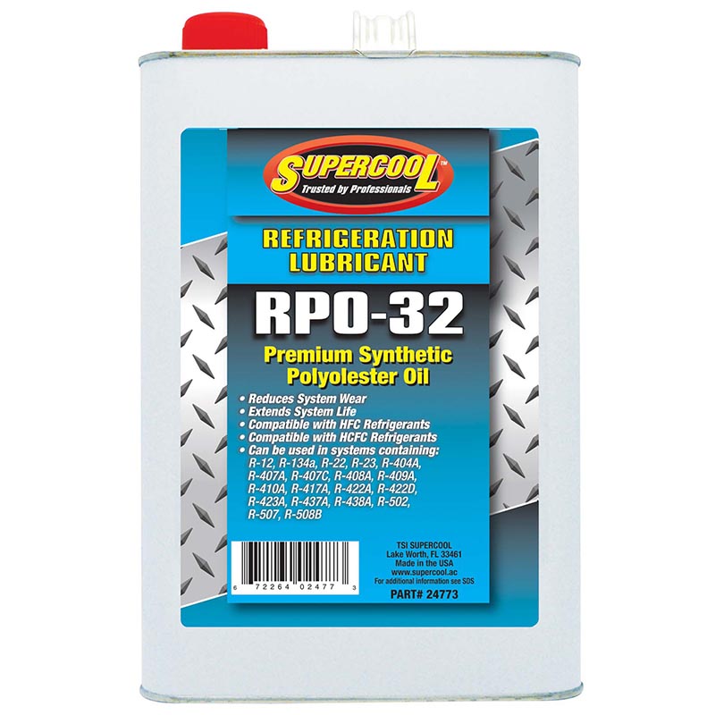 HVAC RPO 32 Visc. Refrigeration Lubricant 128oz TSI Supercool