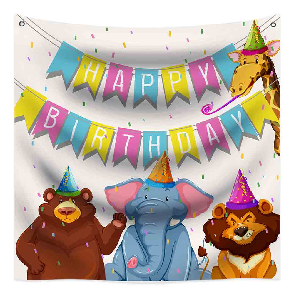 Happy birthday niño 1x1 mts (Mod. 2NN) 🥇Tienda de artículos para