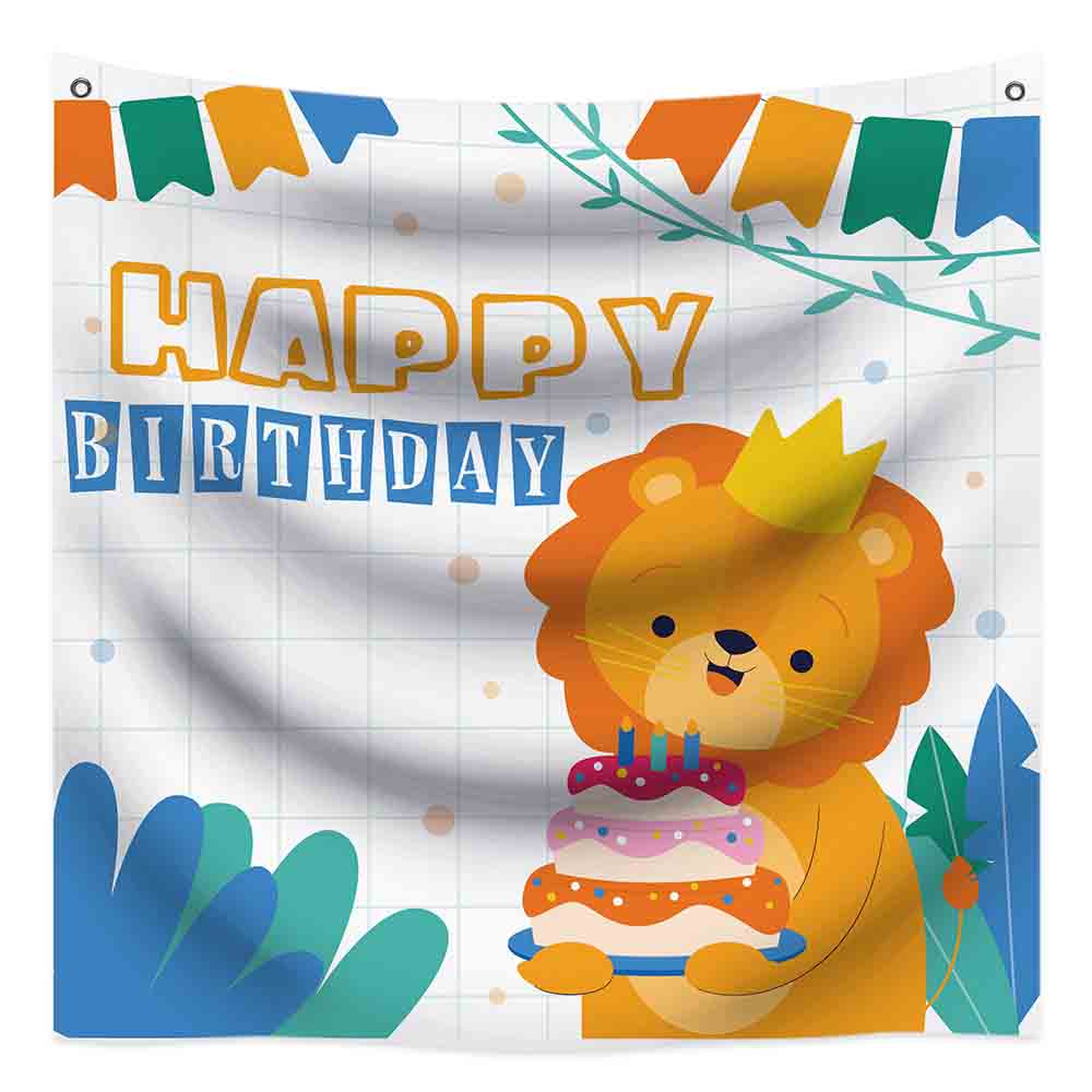 Happy birthday niño 1x1 mts (Mod. 3NN) 🥇Tienda de artículos para