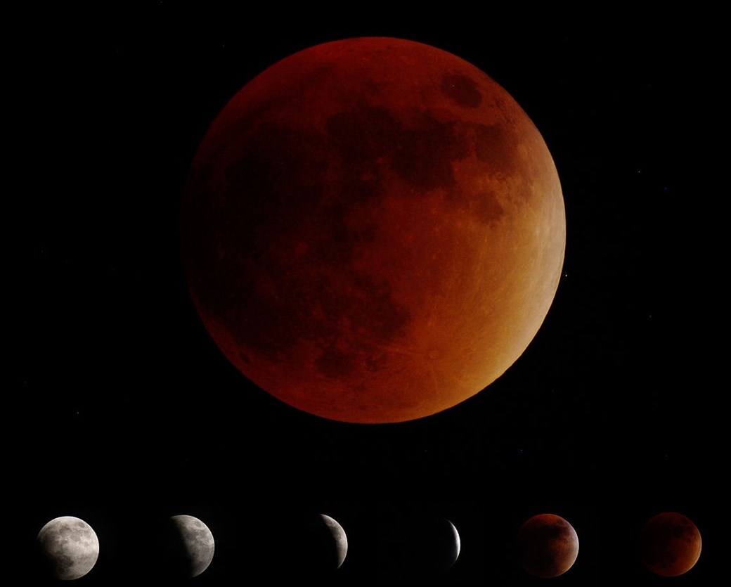 Você sabia que hoje tem um Eclipse lunar histórico?