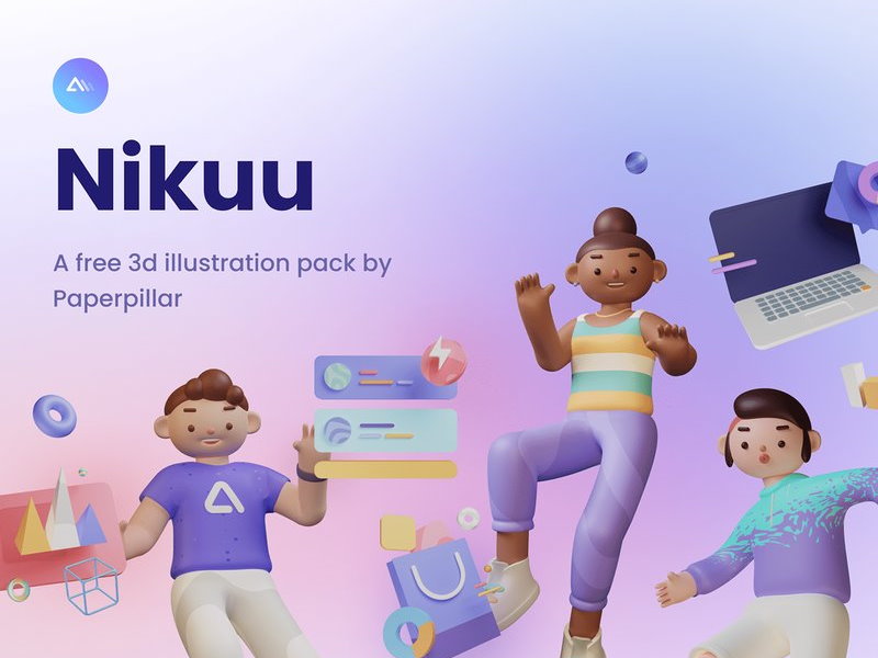 16 Free 3D Illustration Sets for  and App Design Super Dev Resources