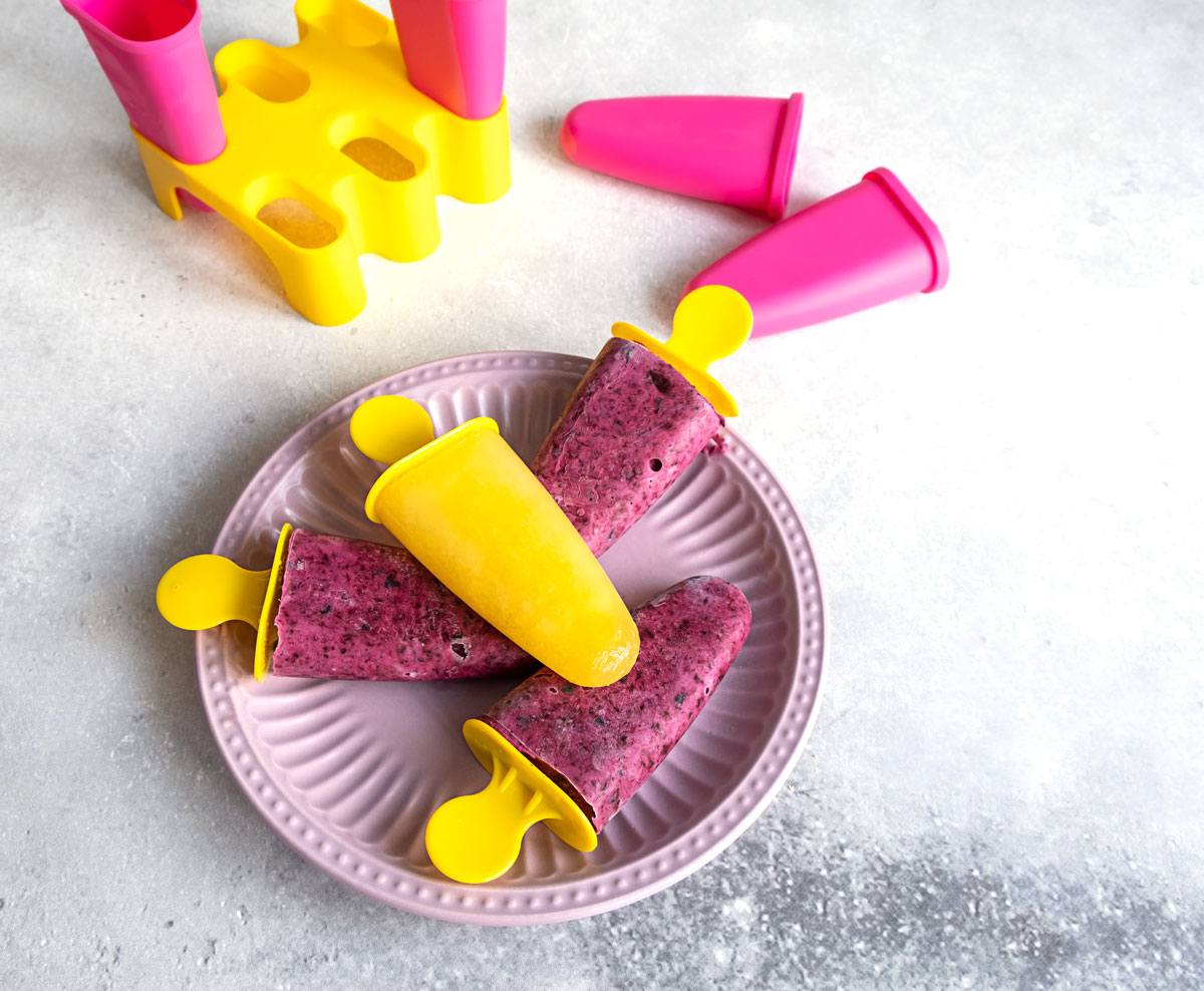 Recette de pops au Super Fruity avec mélange à trempette