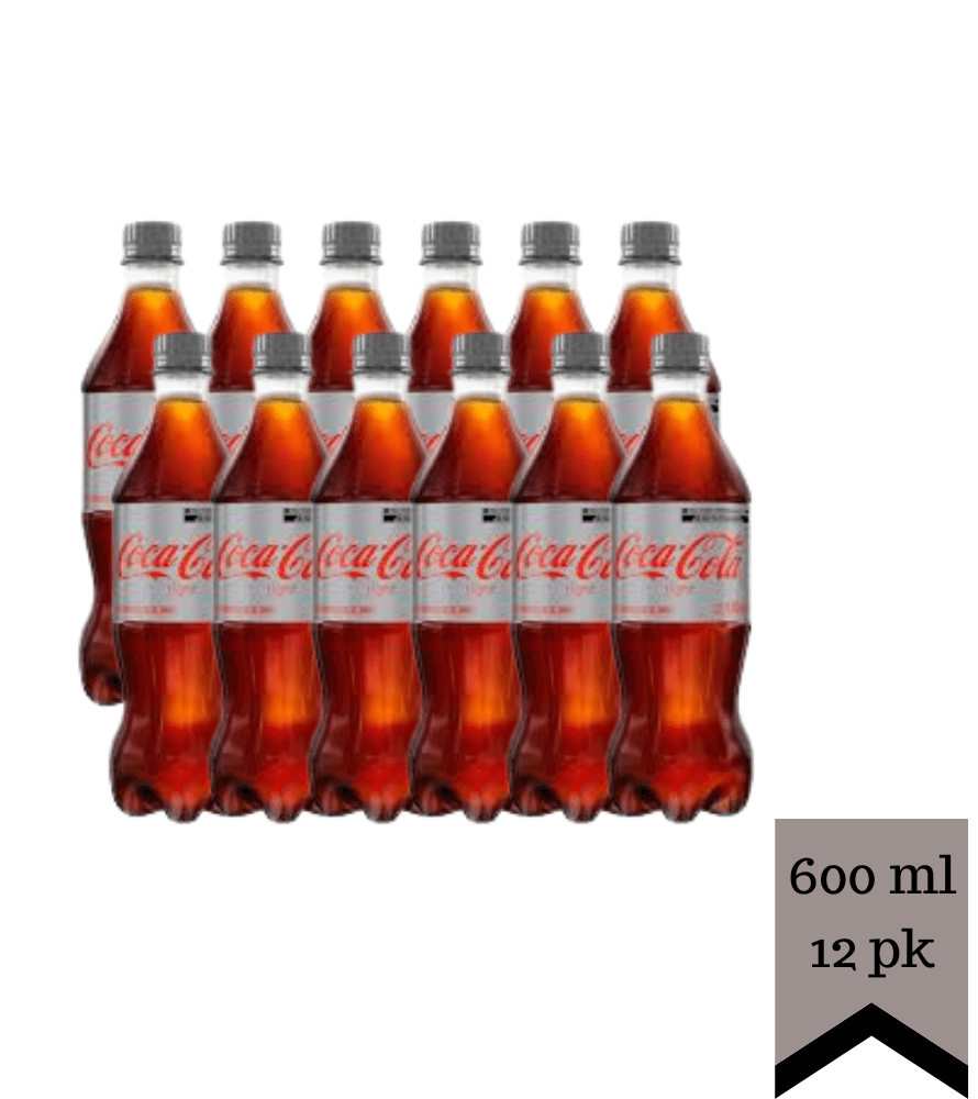 0075 Coca Cola Light Pet 600 ml 12 pack