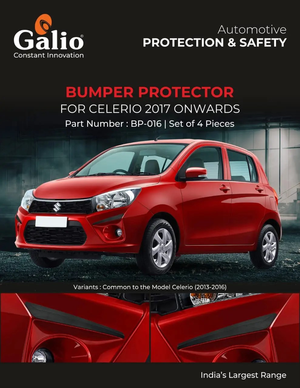 Buy Bumper Protector for Maruti Suzuki Celerio Superfluous Mart