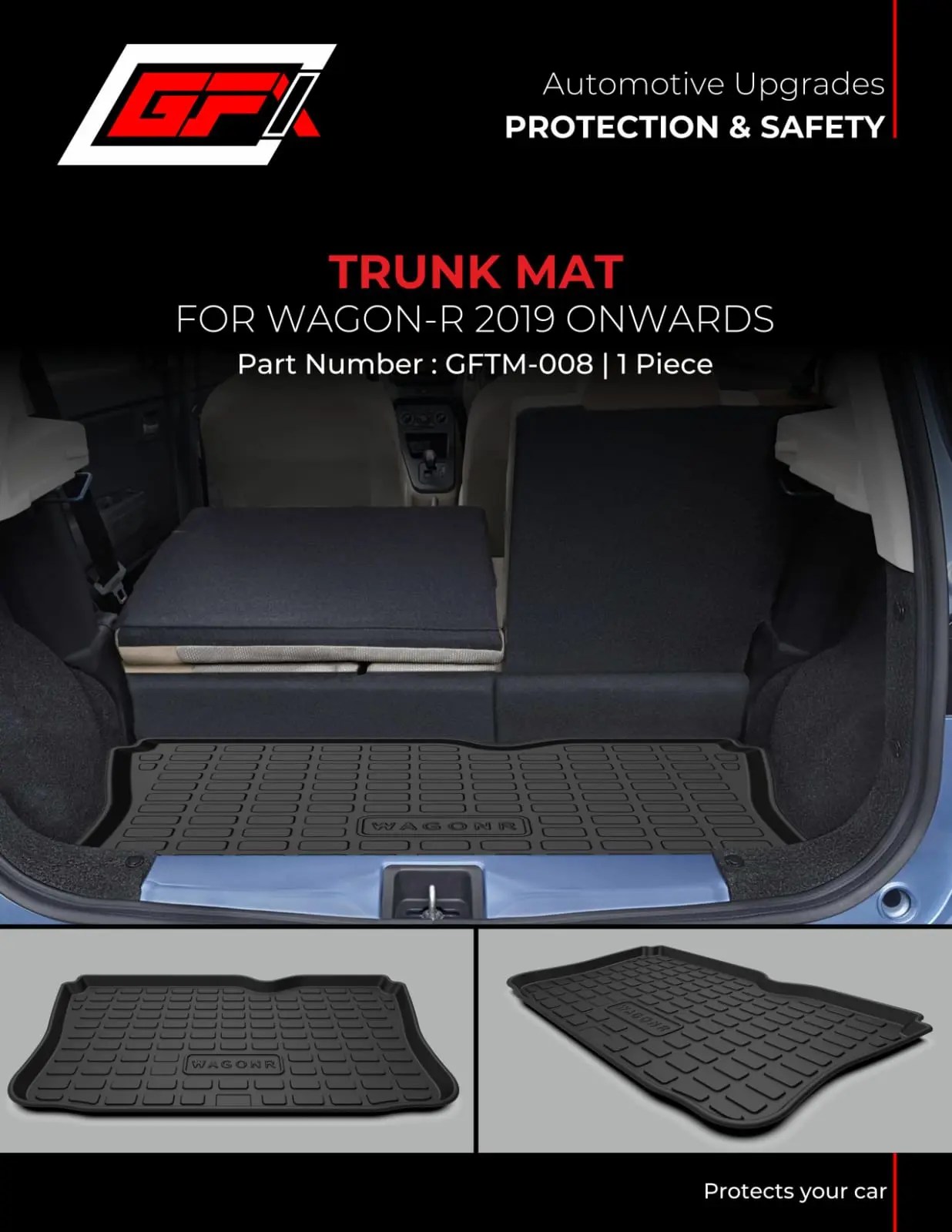 Buy premium quality trunk mat for Maruti Suzuki WagonR 2019