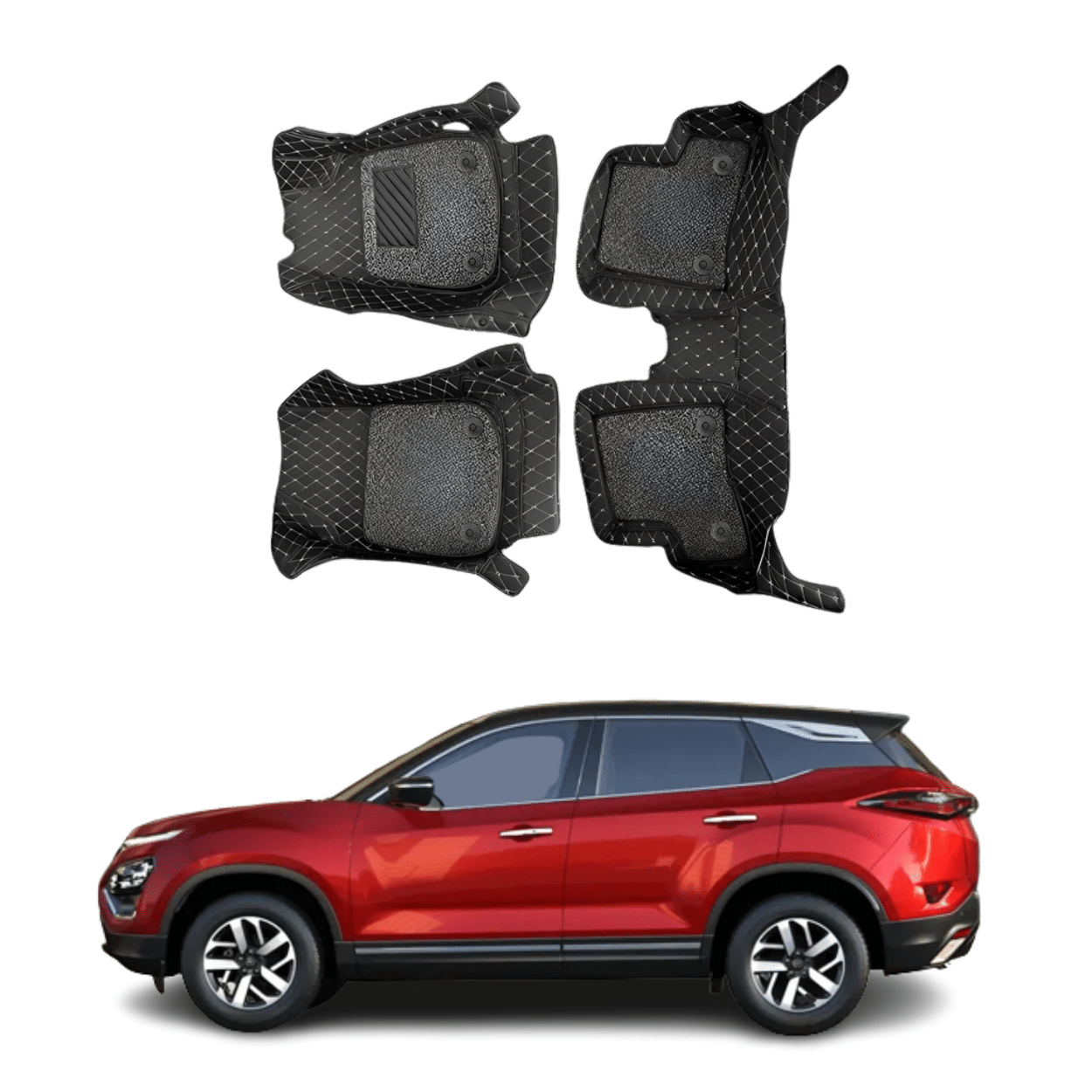 Buy 7D Car Floor Mats For TATA Harrier Superfluous Mart