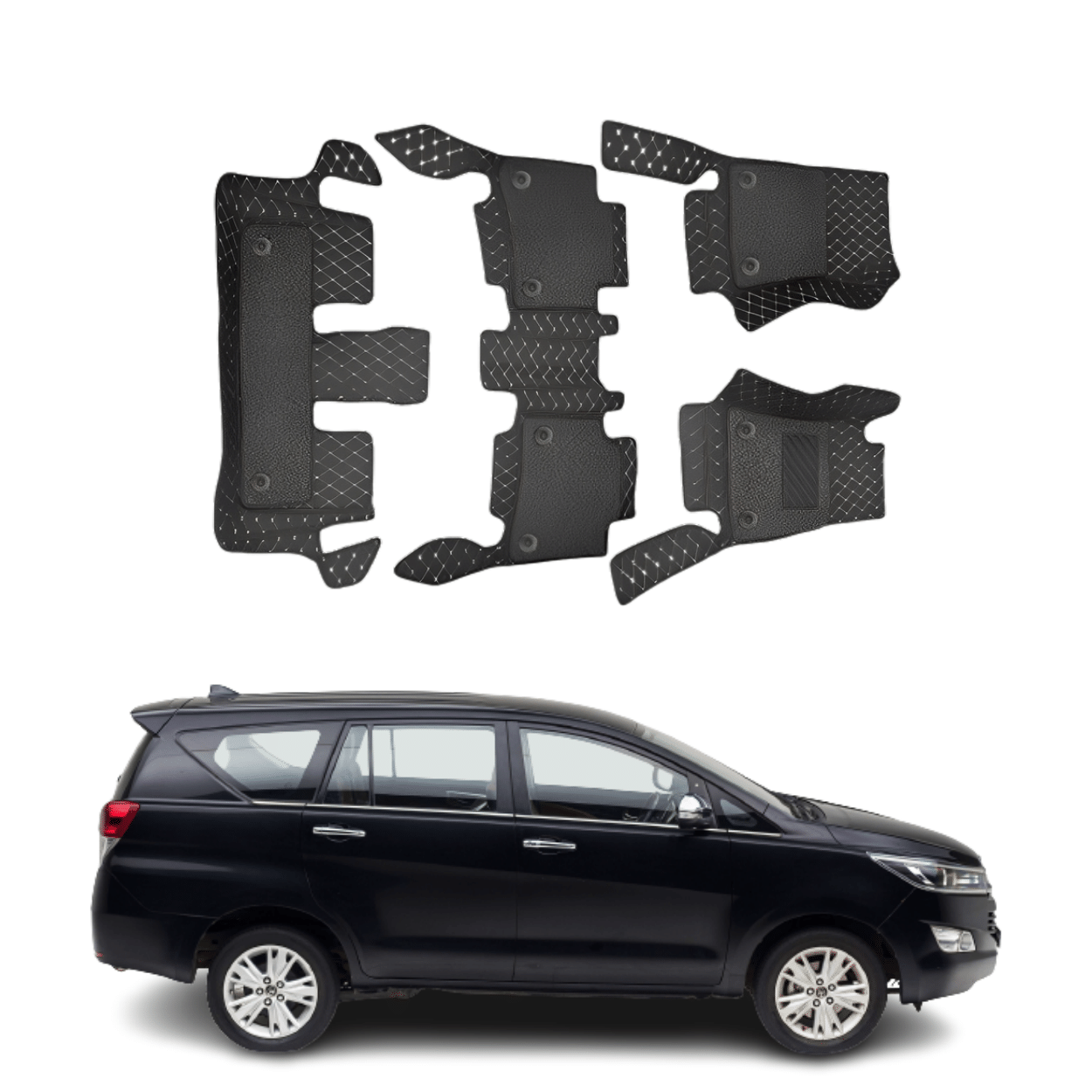 Buy 7D Car Floor Mats For Toyota Innova Crysta Superfluous Mart