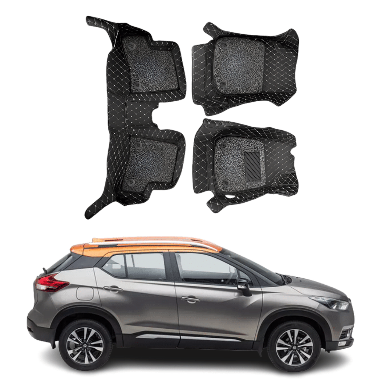 Buy 7D Car Floor Mats For Nissan Kicks Superfluous Mart