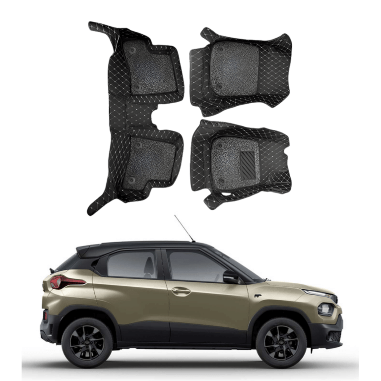 Buy 7D Car Floor Mats For TATA Punch Superfluous Mart