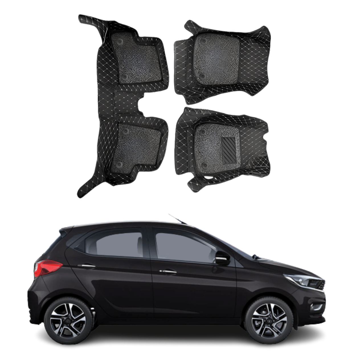 Buy 7D Car Floor Mats For TATA Tiago Superfluous Mart