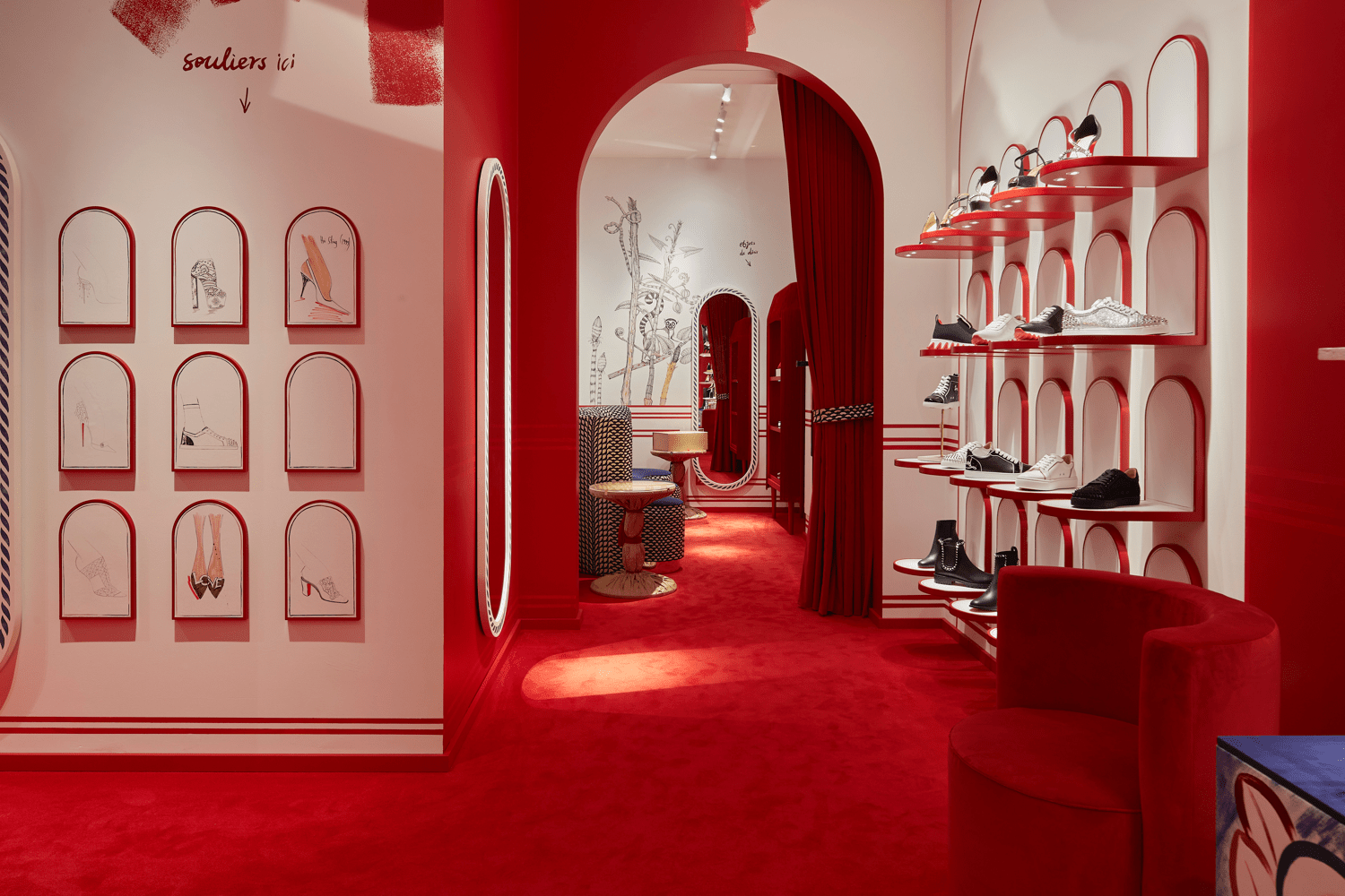 Milan Christian Louboutin store opening superfuture®