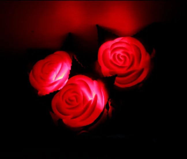 LED Glowing Rose Stalk Valentine Gift Supergift