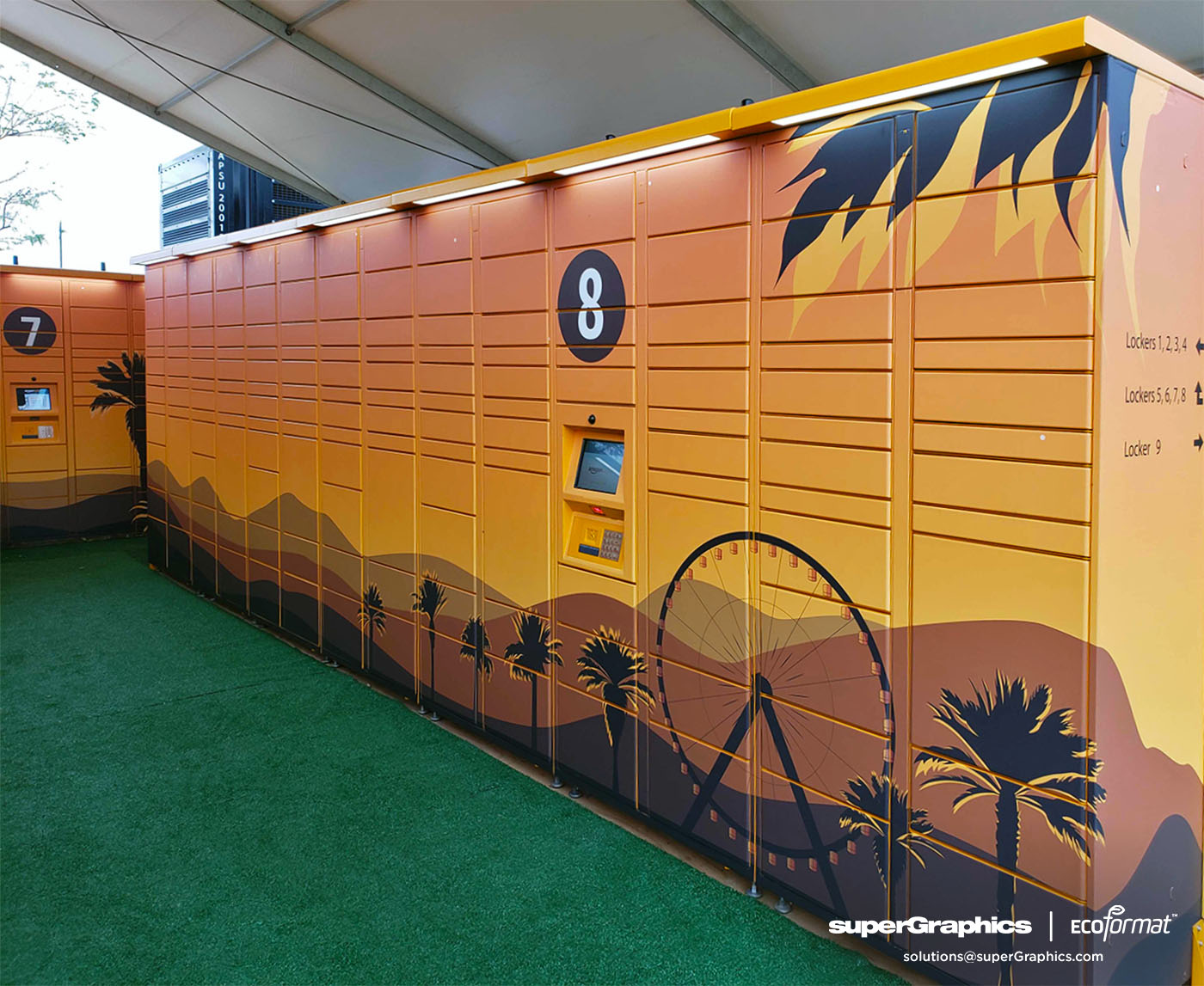 Locker Wraps & Graphics Gallery SuperGraphics