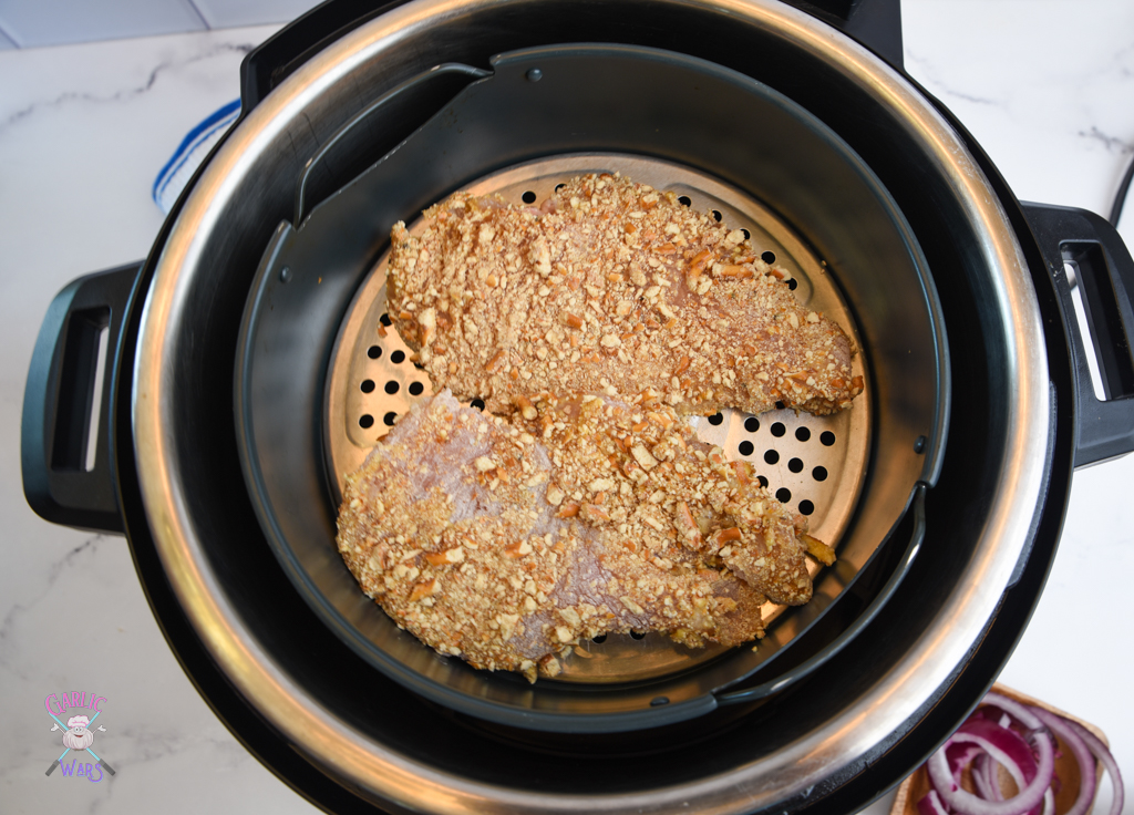 Air Fryer Pretzel Crusted Chicken Sandwich Superheroes and spatulas