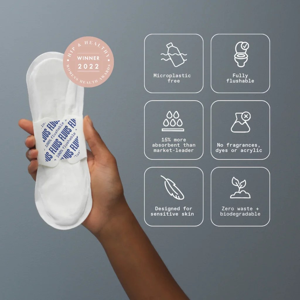 World's first flushable period pad Superinnovators