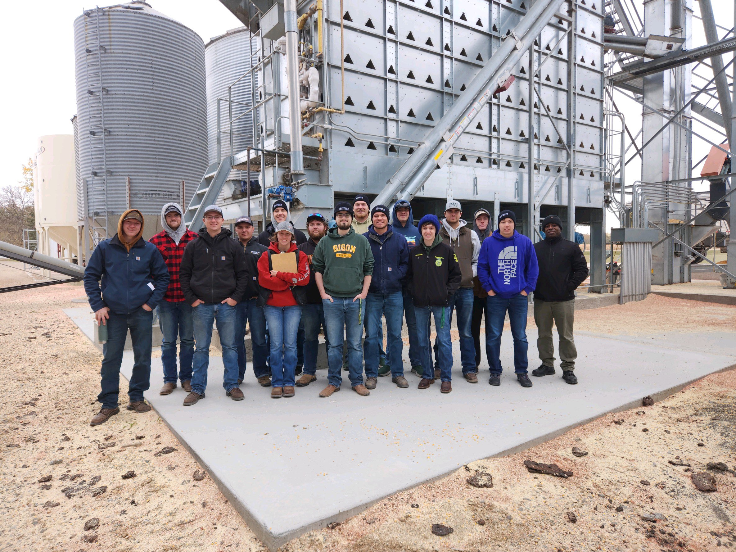 NDSU Ag Systems Management Students Tour Superior Grain Equipment