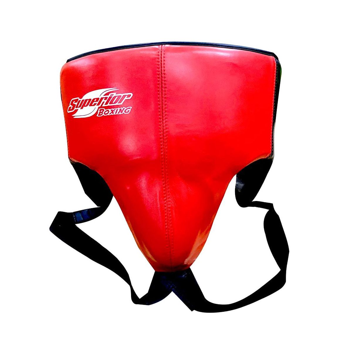 Superior Boxing Groin Protector Black/Red Superior Boxing Gear