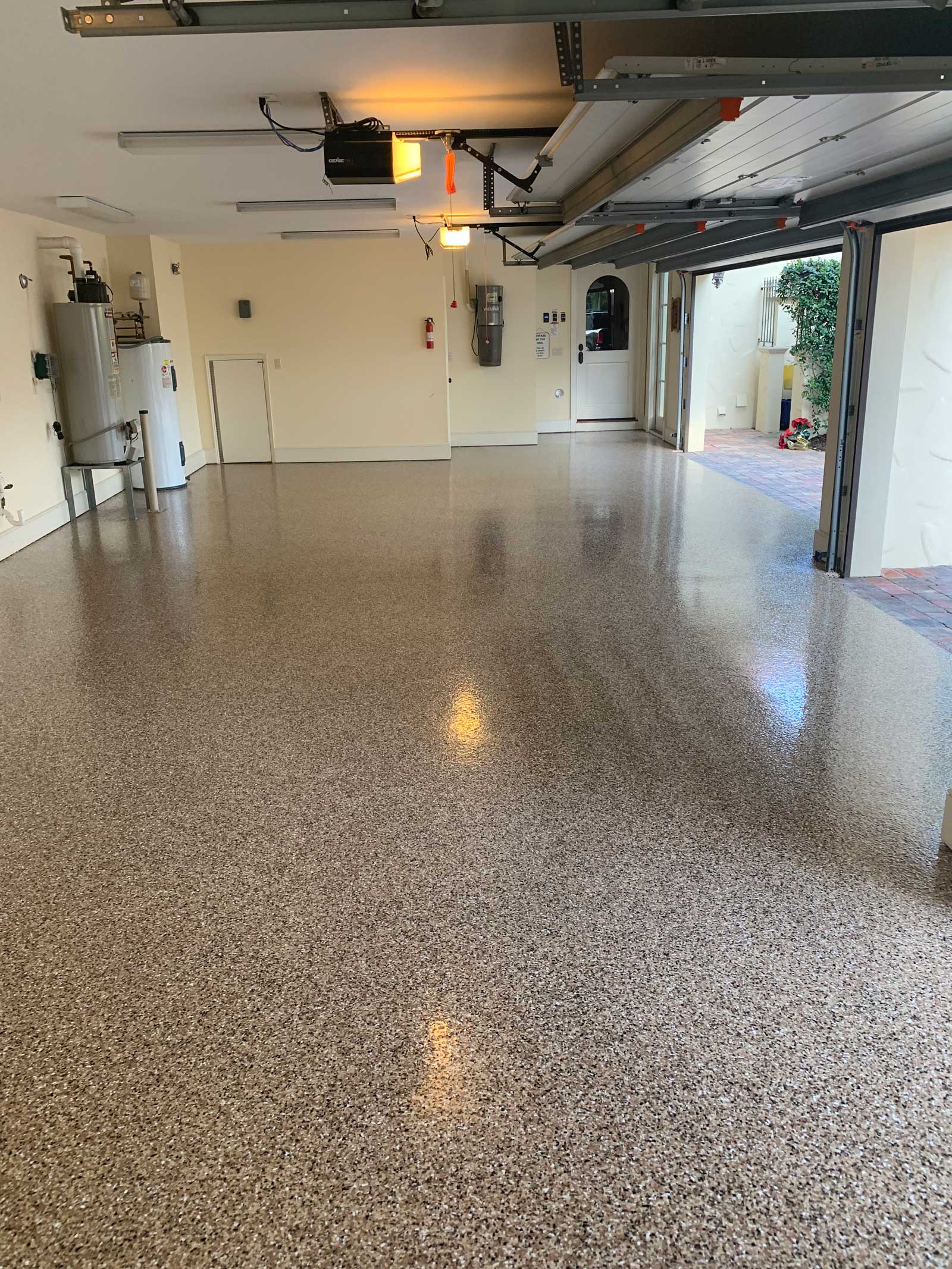 Port St. Lucie Residential Epoxy Polished Concrete Metallic