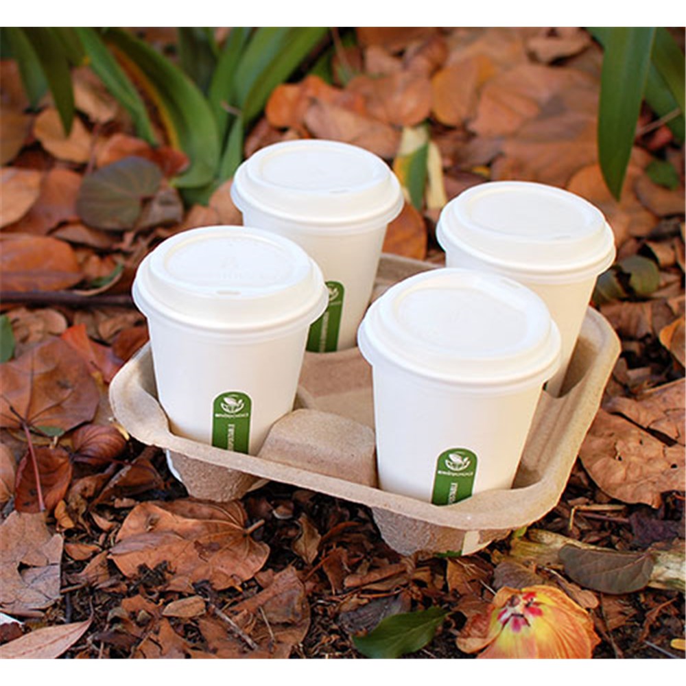 TRAY 4 CUP CARRY HOLDER CARDBOARD 100S CARDBOARD 100S Superior Foods