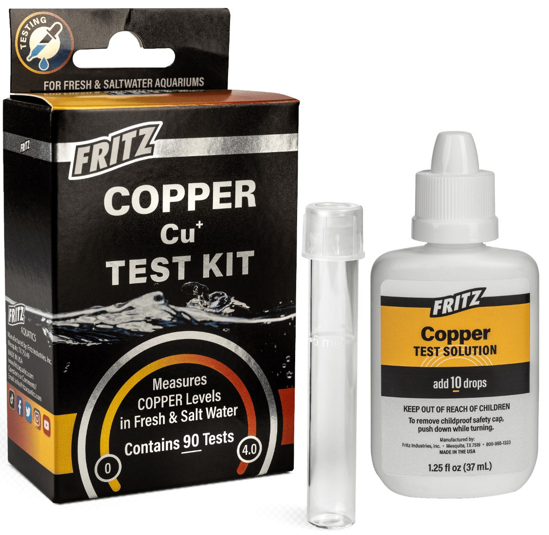 Fritz Copper Test Kit 150 Tests Superior Pets Wholesale Aquarium