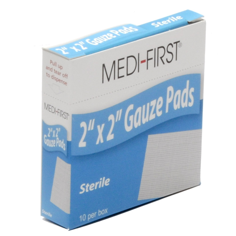 Gauze Pads Sterile Dressings 10/box Superior Plus First Aid Supplies
