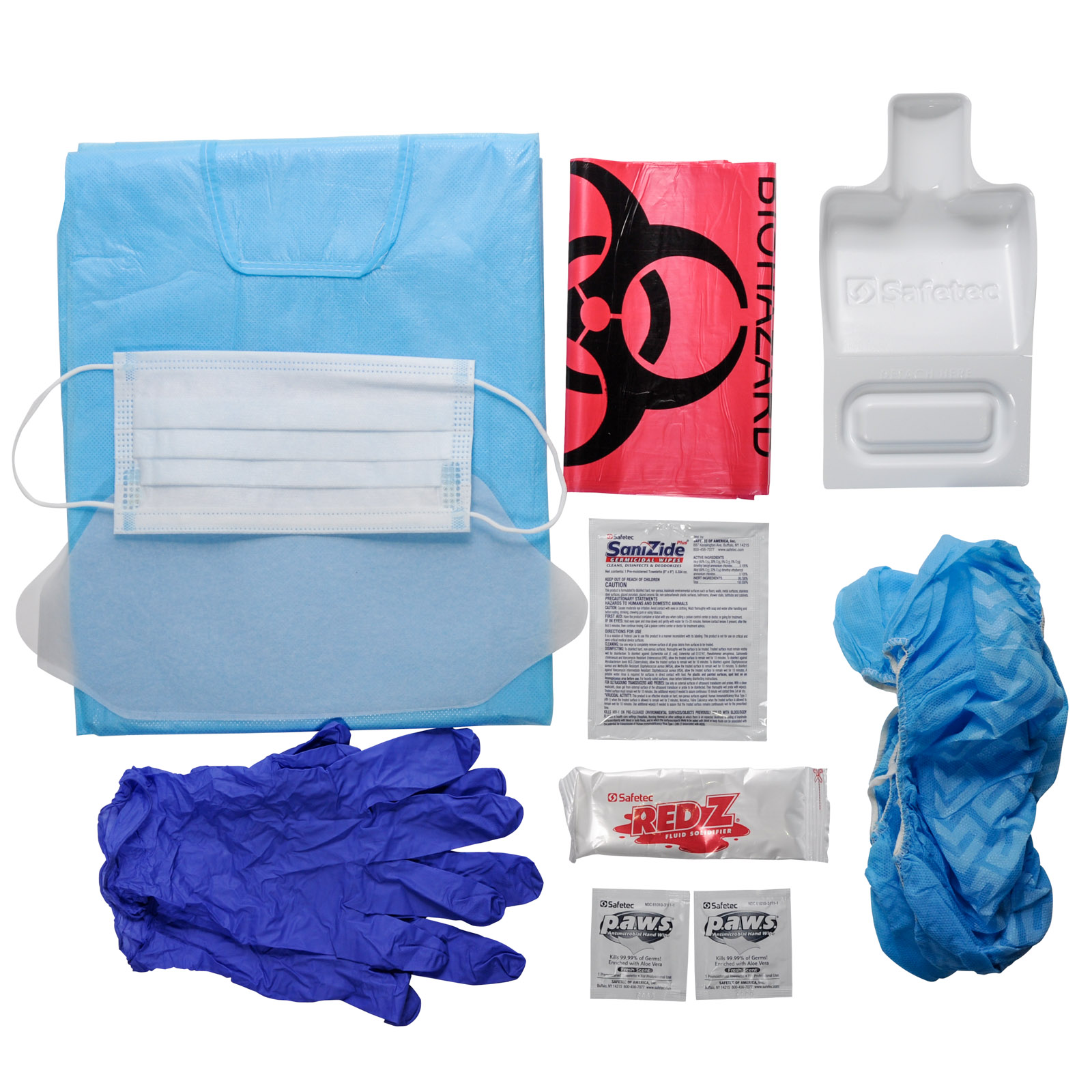 Biohazard Cleanup & Protection Kit Combo Superior Plus First Aid