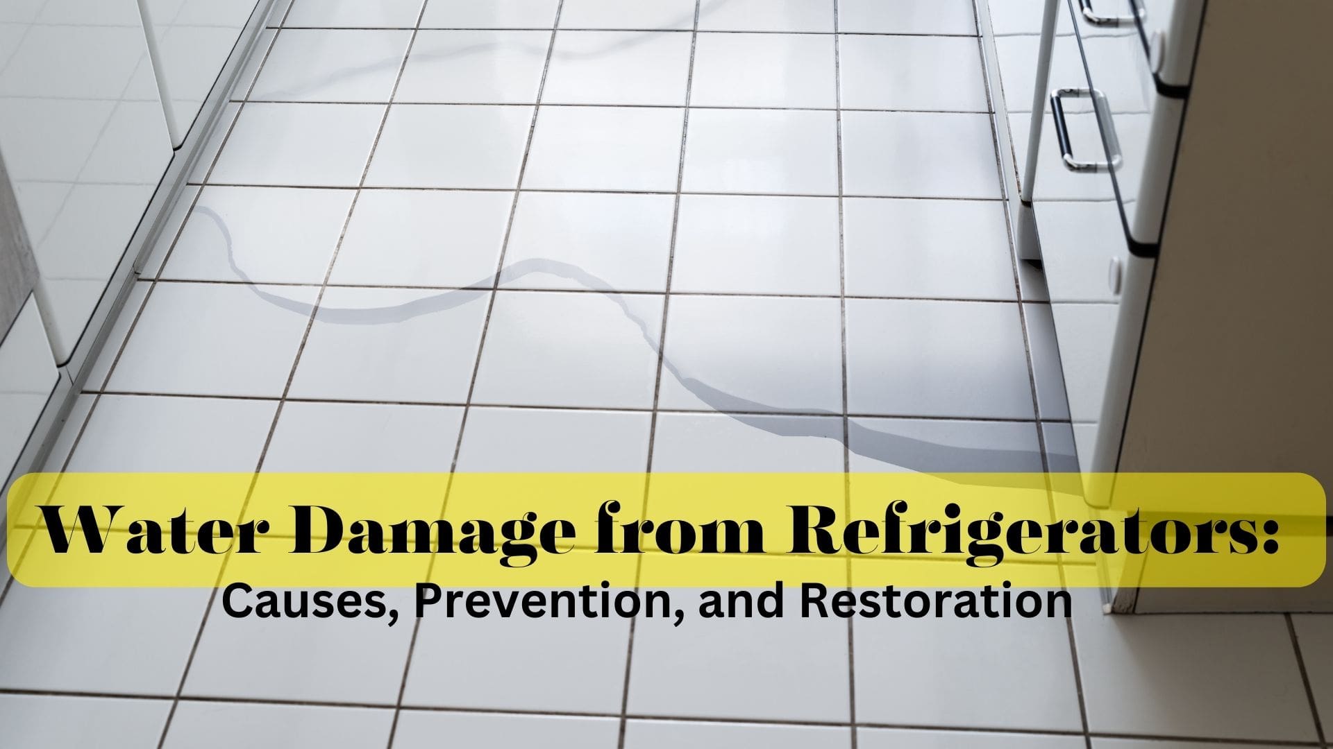 Water Damage From Refrigerator Prevention & Restoration