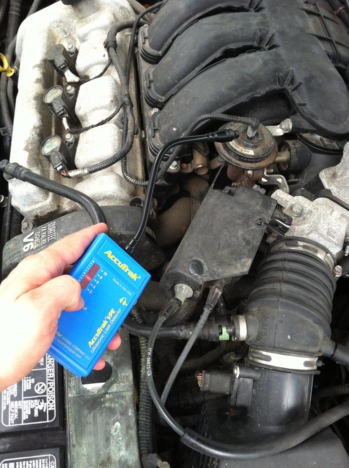 Automotive Ultrasonic Leak Detection with AccuTrak®