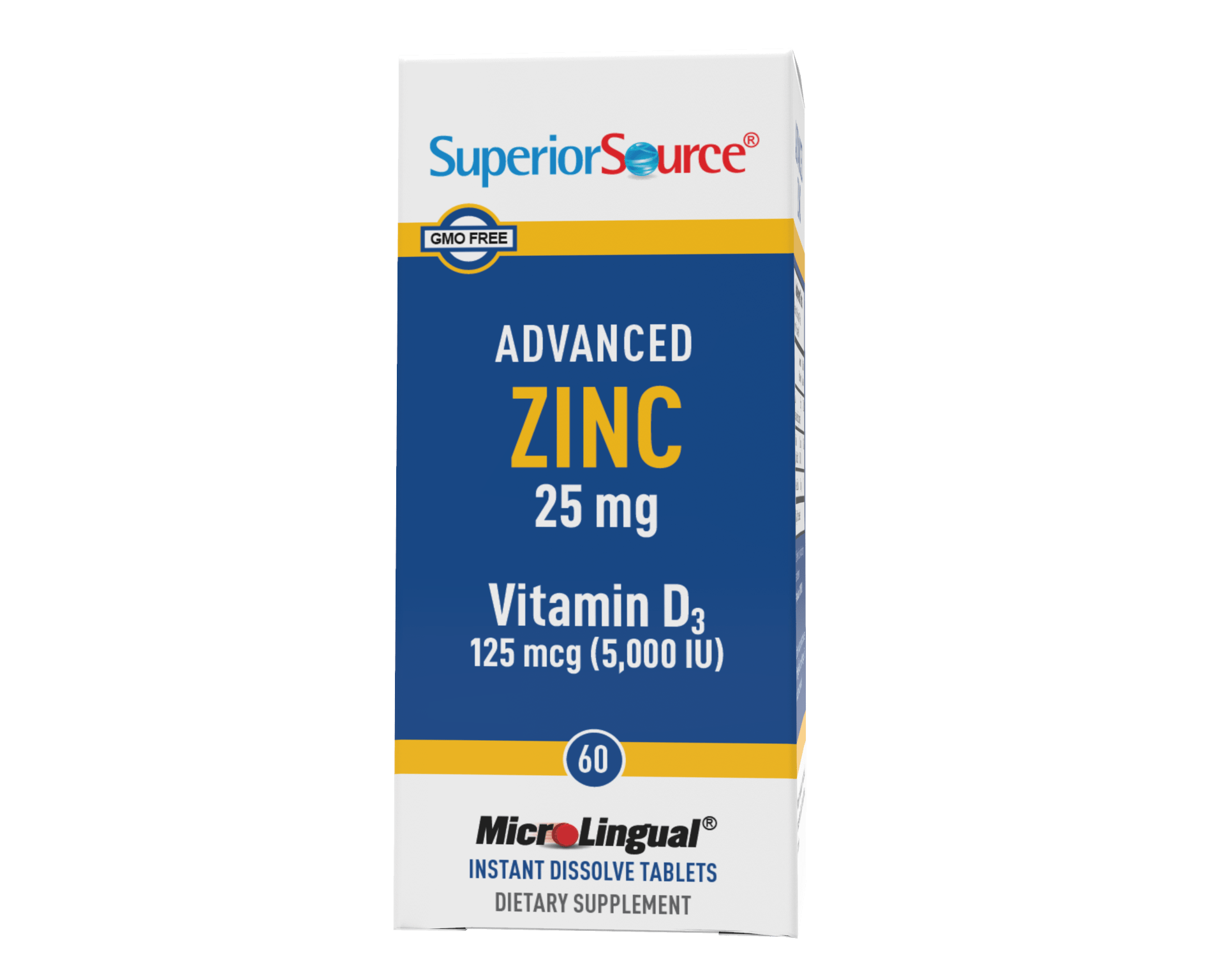 Advanced Zinc with Vitamin D3 Superior Source Vitamins