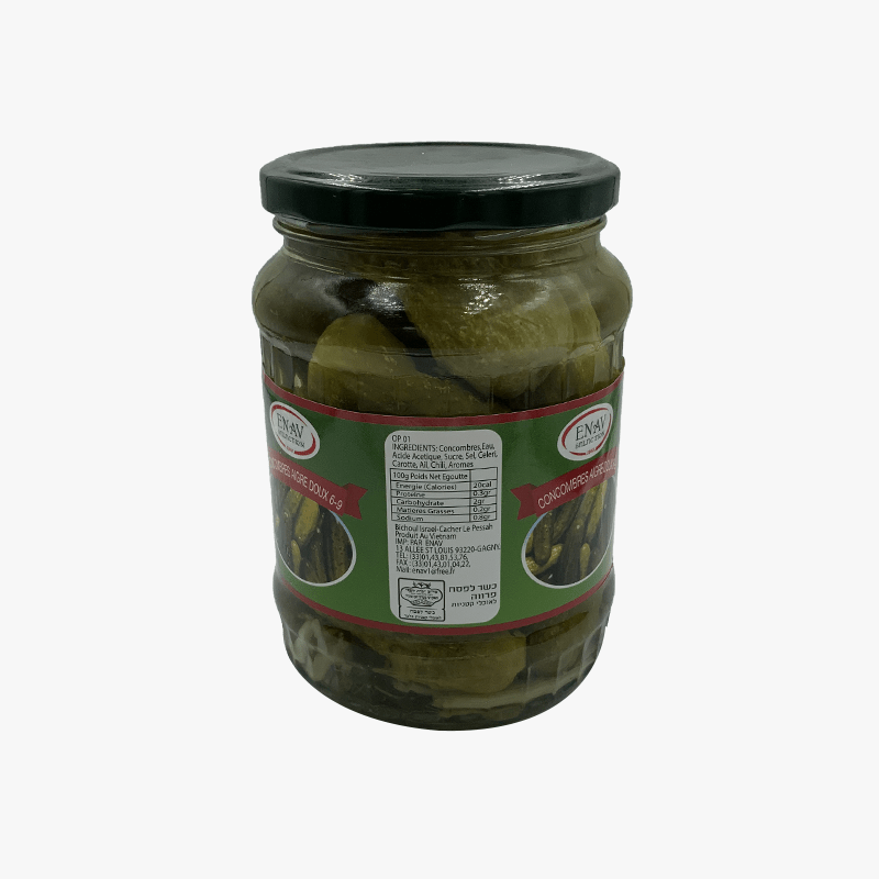 CORNICHONS AIGRE DOUX 720 ML