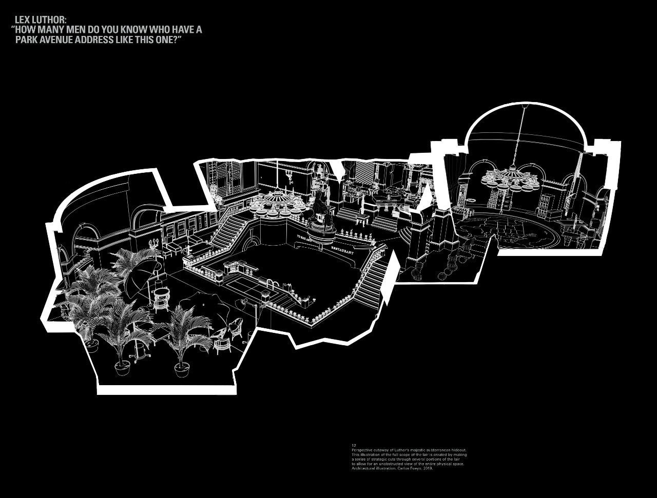 Lex Luthor's Subterranean Lair Featured in Movie Architecture Book