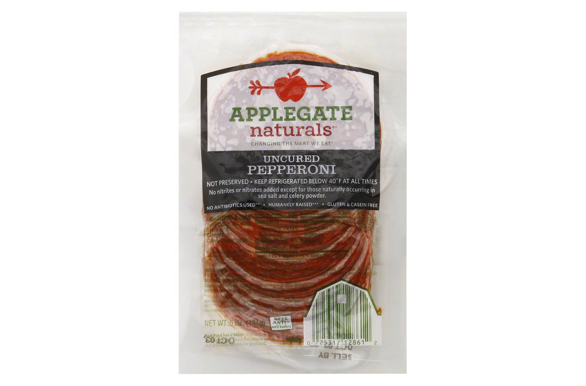 Applegate Naturals Pepperoni Sliced, 5 oz La Comprita