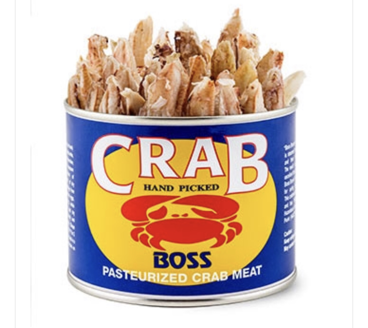 Boss Pasteurized Crab Meat (Claw), 1 lb La Comprita