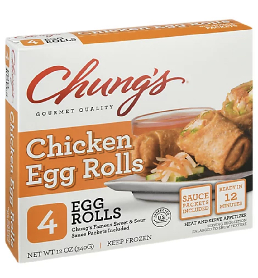 Chung's Vegetable Egg Rolls Ingredients at Larry Harman blog